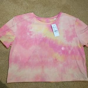 BRAND NEW tie die crop top